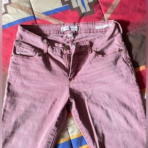 Vintage X faded pink jeans summer chic wonderland skinny ankle juniors 4/27